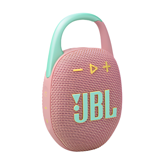 JBL Clip 5 Portable Speaker, 10Watts, Pink