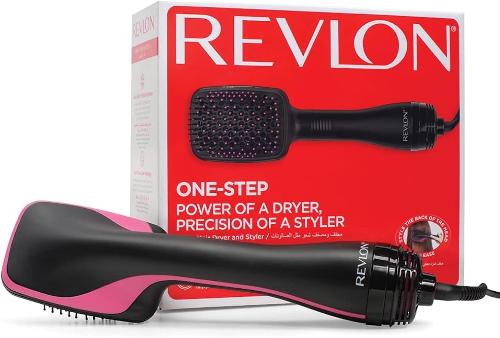 جهاز تصفيف الشعر Revlon بألواح سيراميك عريضة، بقوة 1100 واط، باللون الأسود