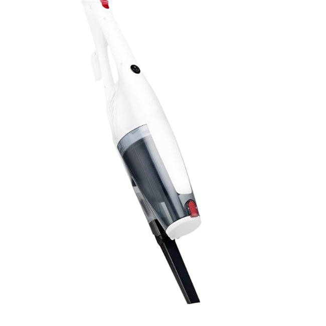 White and black hair straightener on a white background