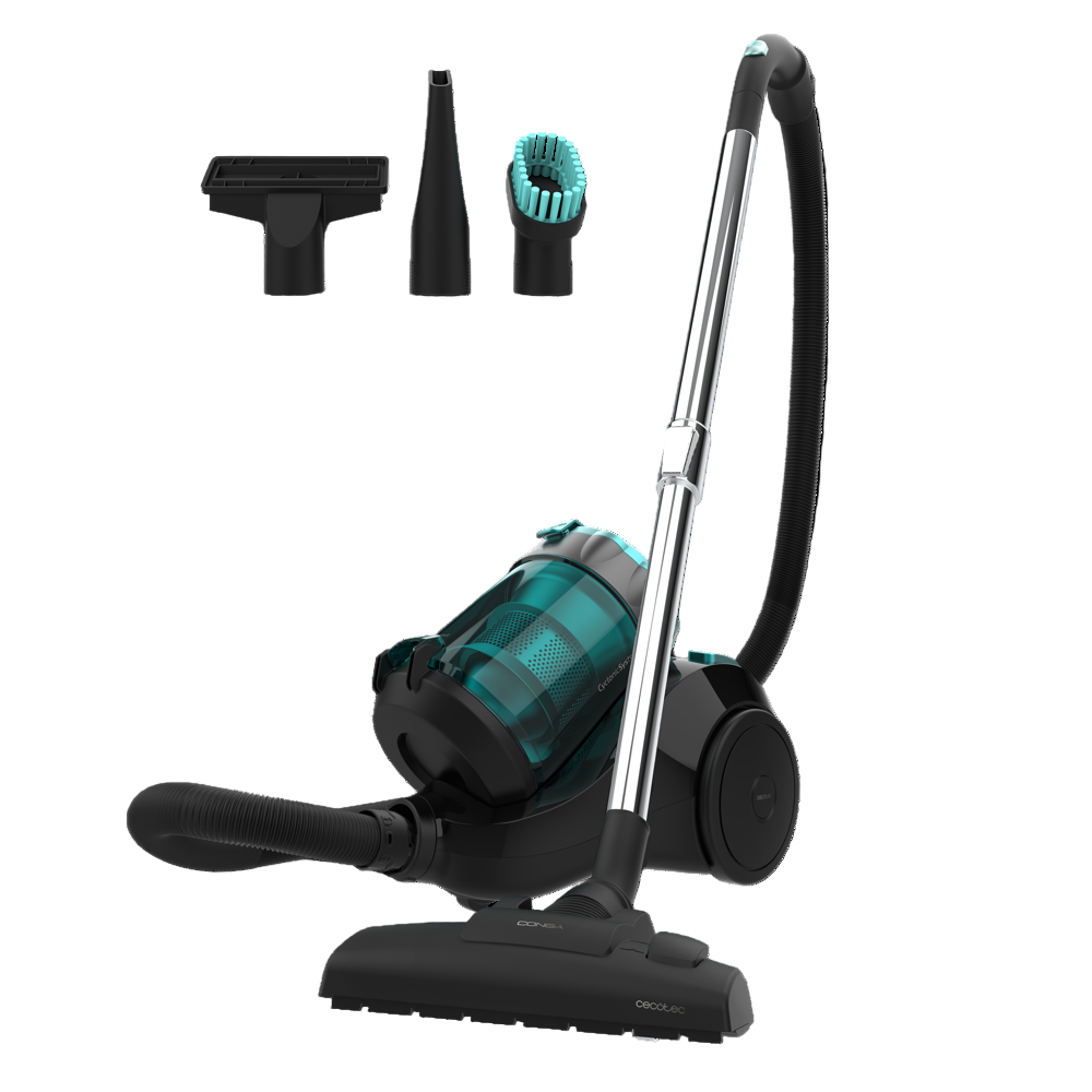 Cecotec Conga Multi Cyclonic Plus Canister Vacuum Cleaner, 2.5Lit, 800Watts, Black