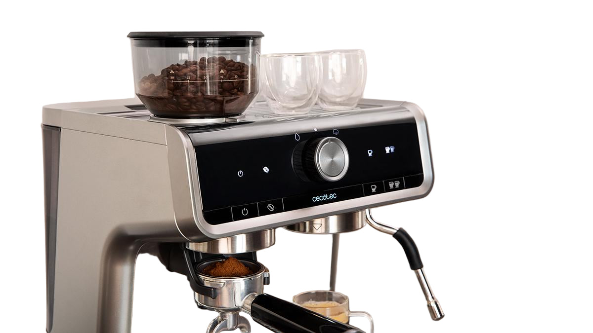 Cecotec Cumbia Espresso Coffee Machine, Espresso 20 Barista Cream, 2.5Lit, 850Watts, Stainless Steel