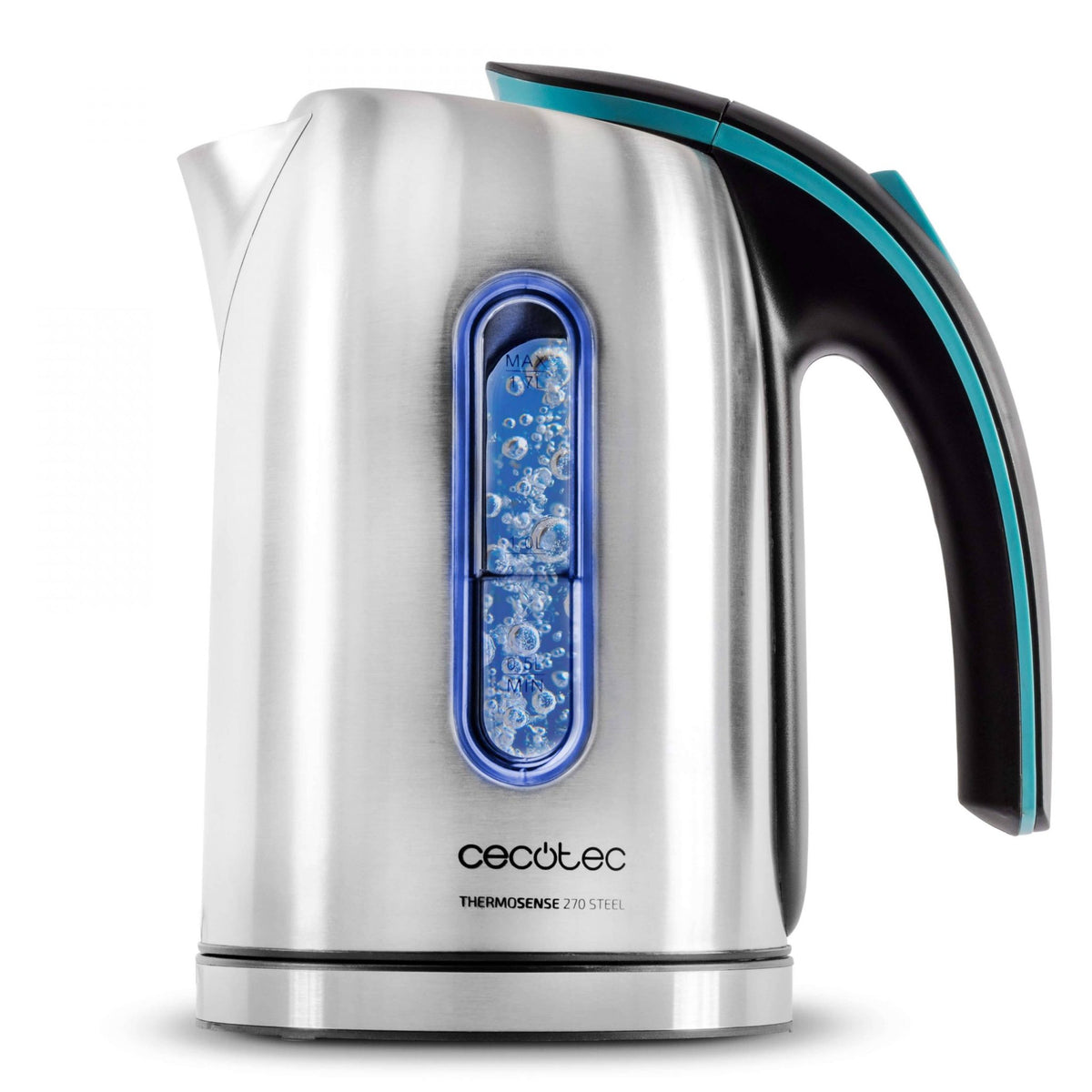 Cecotec Thermo Sense Electric Kettle, 1.7Lit, 2200Watts, Stainless Steel