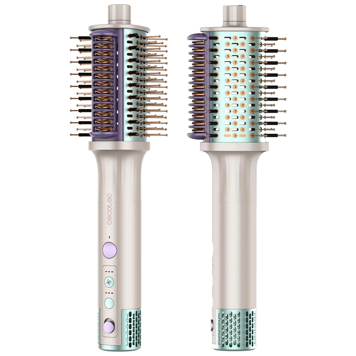 Cecotec Ceramic Care Allin1, Hot Air brush, 1500Watts, Stainless Steel