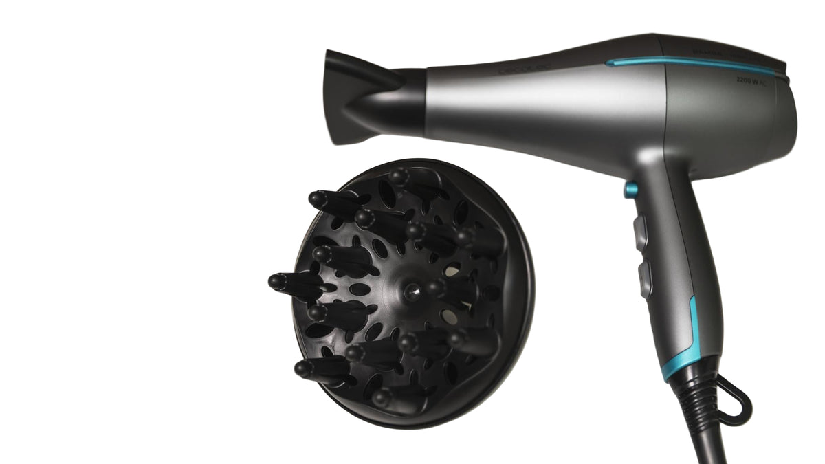 Cecotec Ioni care 5300 Maxi Aura, AC ionic Hair Dryer, 2200Watts, Black