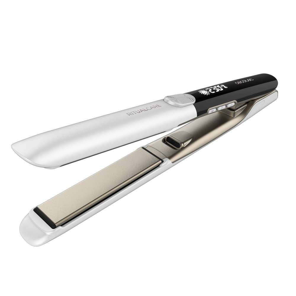 Cecotec Ritual Care Twerk, Hair straightener with Vibration, Stainless Steel