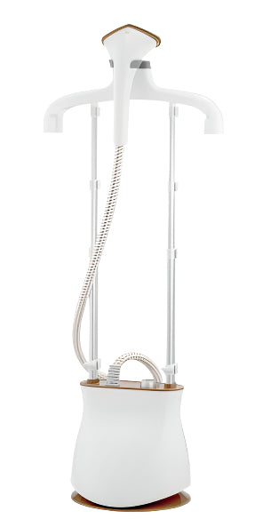 Mega Garment Steamer Twin Pole, 2400Watts, White