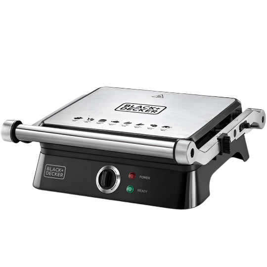 CG1400-B5/Black + Decker_1400W Contact Grill,STEEL GRILL / STEEL / 1400 WATTS