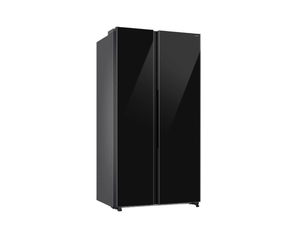 Samsung Side by Side Refrigerator A++, SmartThings & Wifi, Metal Cooling Duct, 647Lit, Clean Black