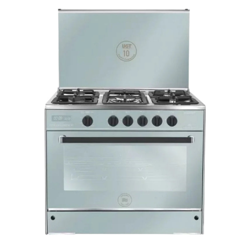 Unionaire Gas Cooker, 5Burners, Phantom, Stainless Steel