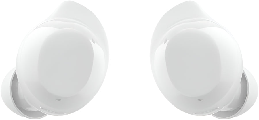 Two white ceiling fans on a white background