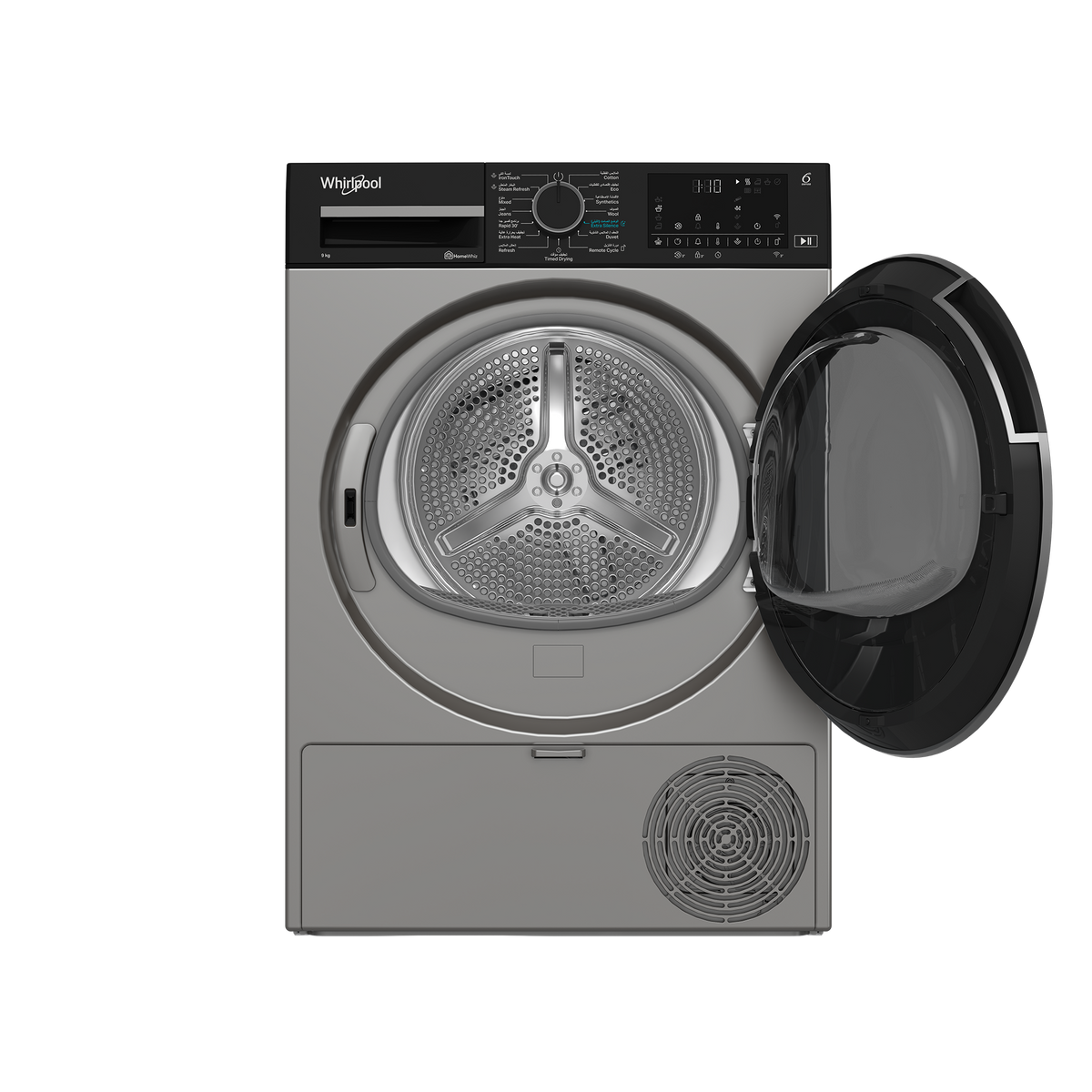 Whirlpool Condenser Dryer Heat Pump A+++, 9KG, Silver