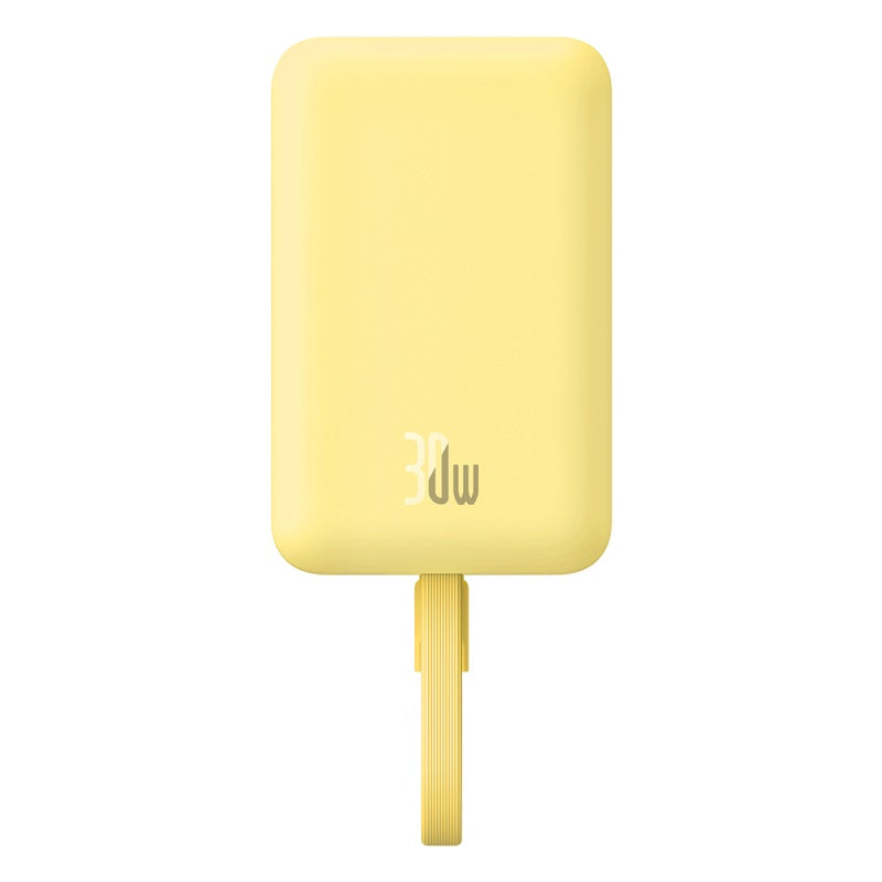 Baseus Magnetic Mini, Wireless Fast Charge Power Bank Type-C Edition, 10000Mah, Yellow