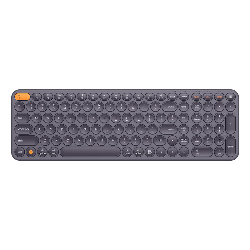 Baseus K01B Wireless Tri-Mode Keyboard, Frosted Gray