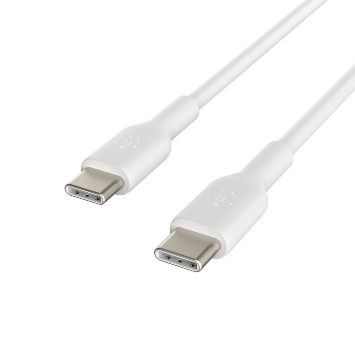كيبل Belkin شحن سريع من يو اس بي-C إلى يو اس بي-C بطول 1.2 متر، أبيض