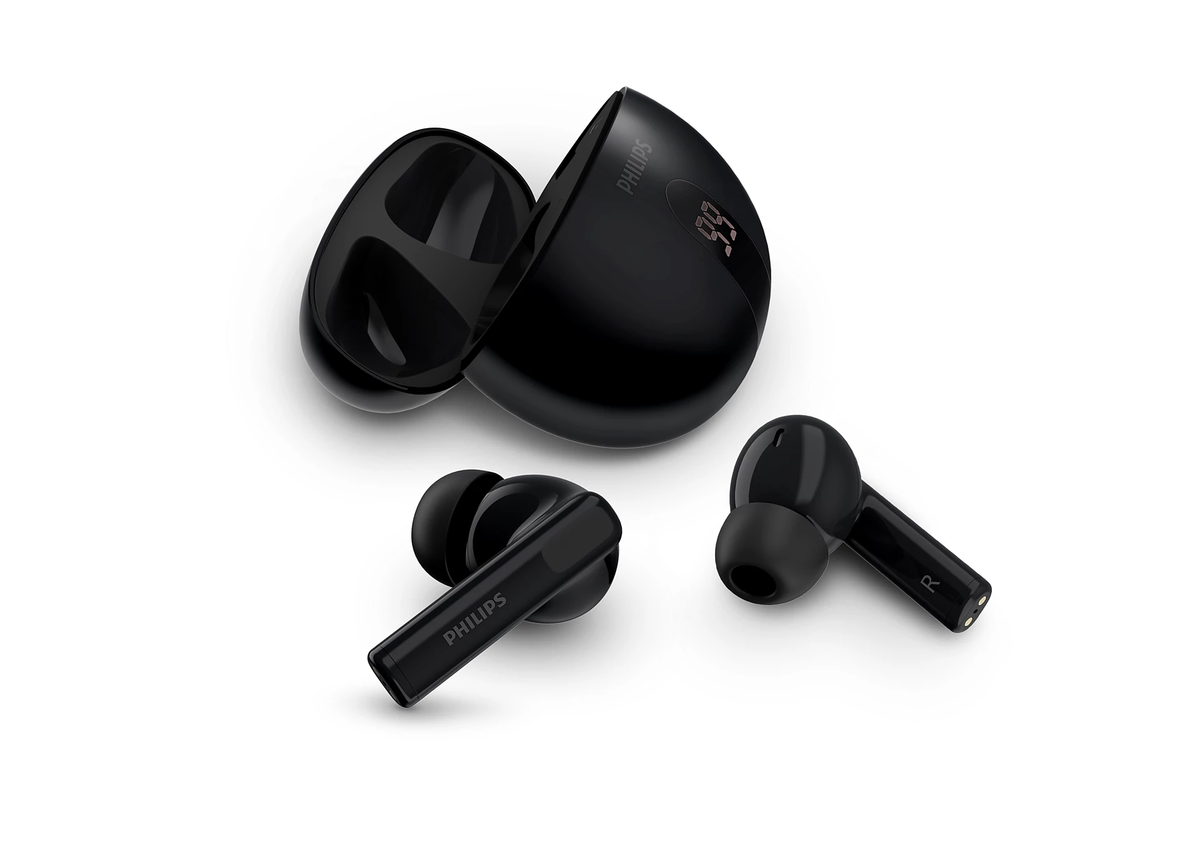 Philips Earphone TWS Hybrid ANC, App Control, Series 3000, Black