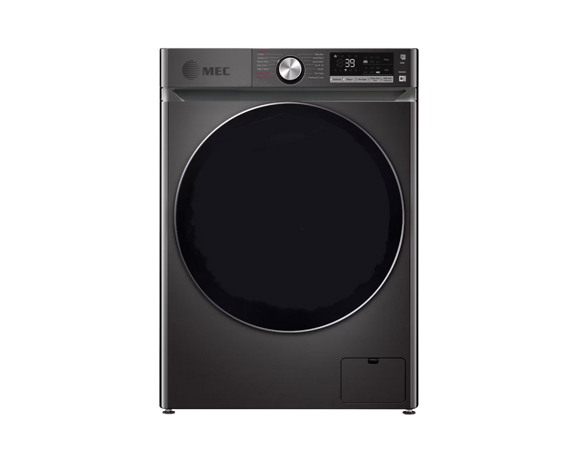 MEC Front Load Washing Machine A++, BLDC Inverter, 1400Rpm, 16Programs, 8KG, Silver