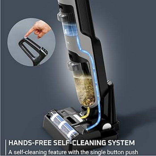 Tefal Upright Vacuum X-Clean, 4Wet Dry, Black