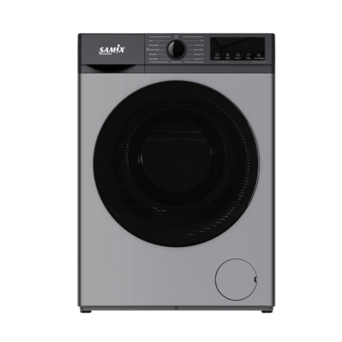 Samix Front Load Washing Machine 10KG 1400RPM Dark Grey