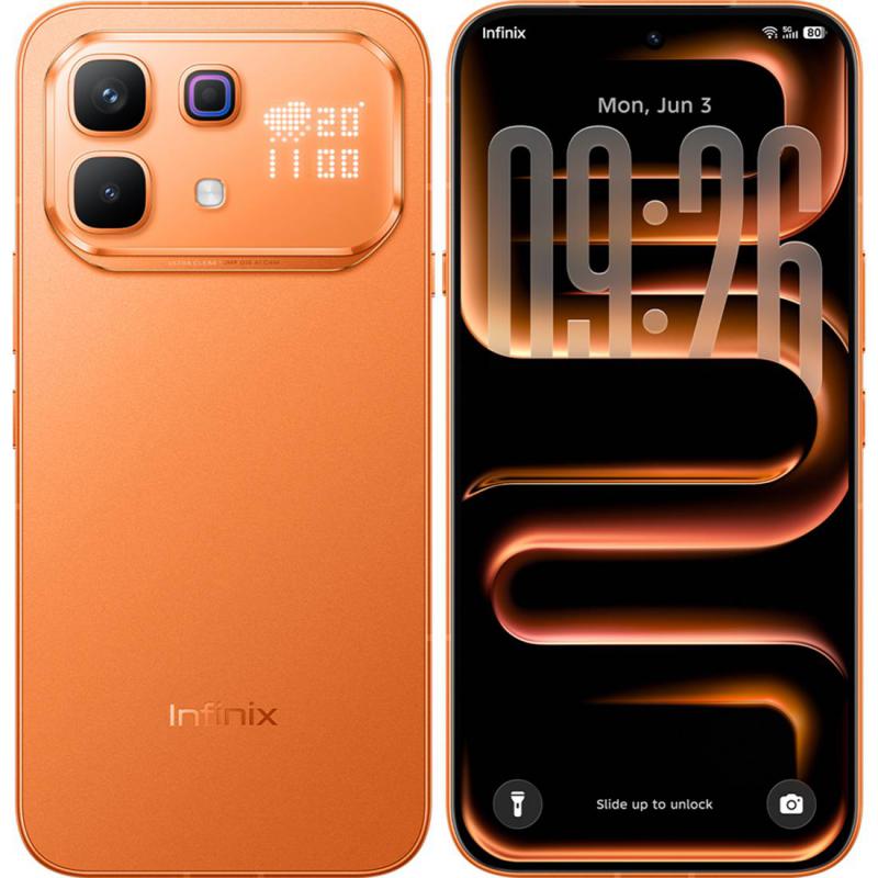 Infinix Note 60 Pro 5G, 12GB & 256GB, 6.7Inch, 6500Mah, Orange